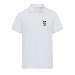 Unisex poloshirt met korte mouwen van gemengd katoen 220 g/m² Elevate met afdrukgebied
