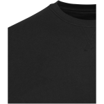 Uniseks sweater met ronde hals en geborstelde binnenkant 280 g/m2 Elevate kleur zwart weergave detail 1