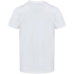Unisex T-shirt met korte mouwen, V-hals, biologisch katoen 200 g/m2 Elevate kleur wit tweede weergave achterkant