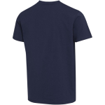 Unisex T-shirt met korte mouwen, V-hals, biologisch katoen 200 g/m2 Elevate kleur marineblauw derde weergave achterkant