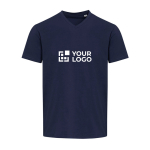 Unisex T-shirt met korte mouwen, V-hals, biologisch katoen 200 g/m2 Elevate met afdrukgebied