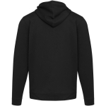 Uniseks hoodie met geruwde binnenkant 280 g/m² Elevate kleur zwart tweede weergave achterkant