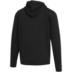 Uniseks hoodie met geruwde binnenkant 280 g/m² Elevate kleur zwart derde weergave achterkant