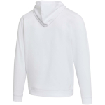 Uniseks hoodie met geruwde binnenkant 280 g/m² Elevate kleur wit derde weergave achterkant
