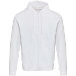 Uniseks hoodie met geruwde binnenkant 280 g/m² Elevate kleur wit tweede weergave voorkant
