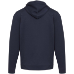 Uniseks hoodie met geruwde binnenkant 280 g/m² Elevate kleur marineblauw tweede weergave achterkant