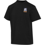 Oversized T-shirt van biologisch katoen met grammage 260 g/m2 Elevate kleur zwart weergave zeefdruk