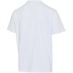 Oversized T-shirt van biologisch katoen met grammage 260 g/m2 Elevate kleur wit derde weergave achterkant