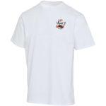 Oversized T-shirt van biologisch katoen met grammage 260 g/m2 Elevate kleur wit weergave zeefdruk