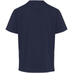Oversized T-shirt van biologisch katoen met grammage 260 g/m2 Elevate kleur marineblauw tweede weergave achterkant