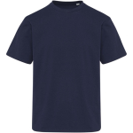 Oversized T-shirt van biologisch katoen met grammage 260 g/m2 Elevate kleur marineblauw tweede weergave voorkant
