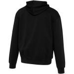 Oversized hoodie van eco-katoen 280 g/m2 Elevate kleur zwart derde weergave achterkant