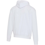 Oversized hoodie van eco-katoen 280 g/m2 Elevate kleur wit derde weergave achterkant