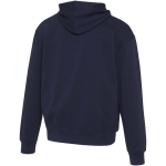 Oversized hoodie van eco-katoen 280 g/m2 Elevate kleur marineblauw derde weergave achterkant