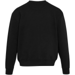 Oversize sweater met ronde hals van eco-katoen 280 g/m2 Elevate kleur zwart tweede weergave achterkant