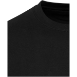 Oversize sweater met ronde hals van eco-katoen 280 g/m2 Elevate kleur zwart weergave detail 1