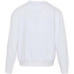 Oversize sweater met ronde hals van eco-katoen 280 g/m2 Elevate kleur wit tweede weergave achterkant