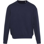 Oversize sweater met ronde hals van eco-katoen 280 g/m2 Elevate kleur marineblauw tweede weergave voorkant