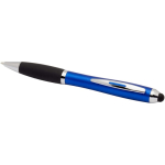 Draaibalpen met touchscreenpen en zachte grip, blauwe inkt kleur koningsblauw tweede weergave