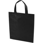 Gerecyclede mini tas van thermisch geseald vliesstof 3L kleur zwart