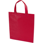 Gerecyclede mini tas van thermisch geseald vliesstof 3L kleur rood
