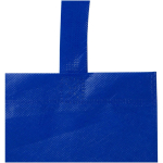 Gerecyclede mini tas van thermisch geseald vliesstof 3L kleur koningsblauw weergave detail 1