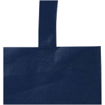 Gerecyclede mini tas van thermisch geseald vliesstof 3L kleur marineblauw weergave detail 1