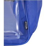 Transparante rugzak van gerecycled gaas met voorvak 18L kleur koningsblauw weergave detail 1