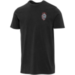 Heren T-shirt met korte mouwen van ringgesponnen katoen 160 g/m2 Elevate kleur zwart weergave zeefdruk