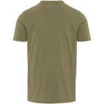 Heren T-shirt met korte mouwen van ringgesponnen katoen 160 g/m2 Elevate kleur donkergroen tweede weergave achterkant