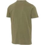 Heren T-shirt met korte mouwen van ringgesponnen katoen 160 g/m2 Elevate kleur donkergroen derde weergave achterkant