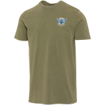 Heren T-shirt met korte mouwen van ringgesponnen katoen 160 g/m2 Elevate kleur donkergroen weergave zeefdruk