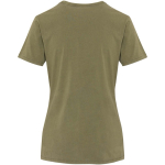 Dames T-shirt met korte mouwen van ringgesponnen katoen 160 g/m2 Elevate kleur donkergroen tweede weergave achterkant