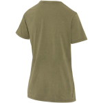 Dames T-shirt met korte mouwen van ringgesponnen katoen 160 g/m2 Elevate kleur donkergroen derde weergave achterkant