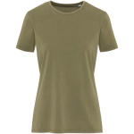 Dames T-shirt met korte mouwen van ringgesponnen katoen 160 g/m2 Elevate kleur donkergroen tweede weergave voorkant