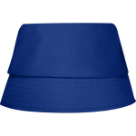Lichte polyester hoed met zonbescherming 130 g/m² kleur blauw tweede weergave achterkant