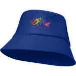 Lichte polyester hoed met zonbescherming 130 g/m² kleur blauw