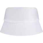 Lichte polyester hoed met zonbescherming 130 g/m² kleur wit tweede weergave voorkant