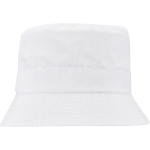 Lichte zonnehoed van nylon met sneldrogende stof 105 g/m2 kleur wit tweede weergave achterkant