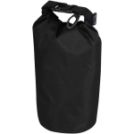 Compacte gerecyclede waterdichte tas met rolsluiting 1L kleur zwart