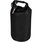 Compacte gerecyclede waterdichte tas met rolsluiting 1L kleur zwart tweede weergave