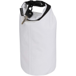 Compacte gerecyclede waterdichte tas met rolsluiting 1L kleur wit tweede weergave