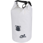 Compacte gerecyclede waterdichte tas met rolsluiting 1L kleur wit weergave transfer printen