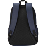 Padelrugzak met organiser vakken 18 L 15'' kleur marineblauw tweede weergave achterkant