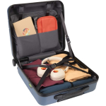 Trolleykoffer voor laptop met geïntegreerd TSA-slot 30L 16'' kleur bondi blauw tweede weergave