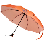 Opvouwbare paraplu met automatische opening en rubberen handgreep Ø93 kleur oranje