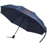 Opvouwbare paraplu met automatische opening en rubberen handgreep Ø93 kleur marineblauw