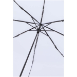 Compacte opvouwbare paraplu met metalen frame en rubber Ø102 kleur wit tweede weergave