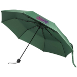 Compacte opvouwbare paraplu met metalen frame en rubber Ø102 kleur groen
