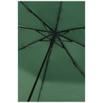 Compacte opvouwbare paraplu met metalen frame en rubber Ø102 kleur groen tweede weergave